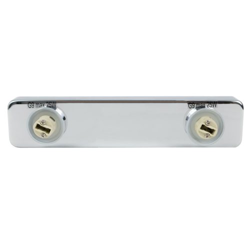 Бра для ванної, світильник Nowodvorski Brazos G9 2x25W IP44 Chrom - Зображення 2