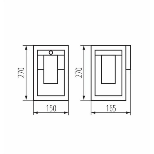 Вуличний світильник Kanlux Vimo E27 1x15W IP44 - Зображення 3