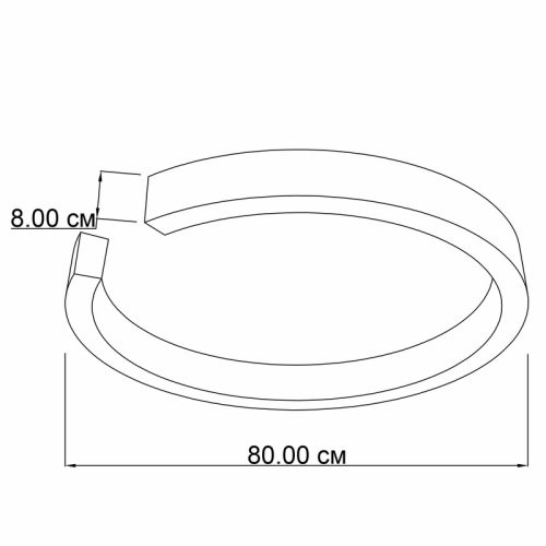 Світильник стельовий Imperium Light Sigma LED 1x28W 3000K Lm IP20 - Зображення 3