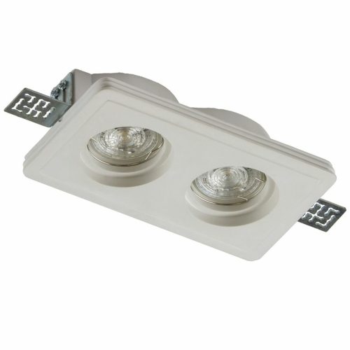 Гіпсовий точковий врізний світильник Imperium Light X-Cool GU10/GU5.3 2x50W IP20 - Зображення 3