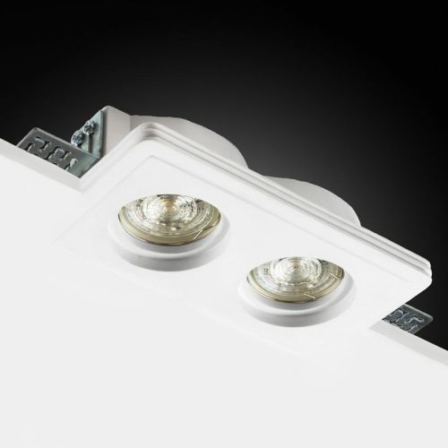 Гіпсовий точковий врізний світильник Imperium Light X-Cool GU10/GU5.3 2x50W IP20