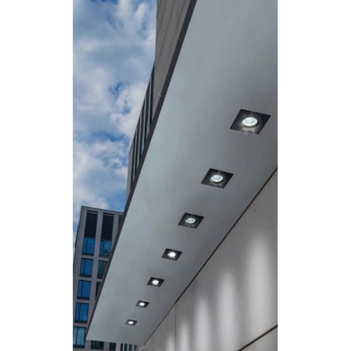 Точковий світильник AZzardo Ika Square Ip65 Bk - Зображення 3