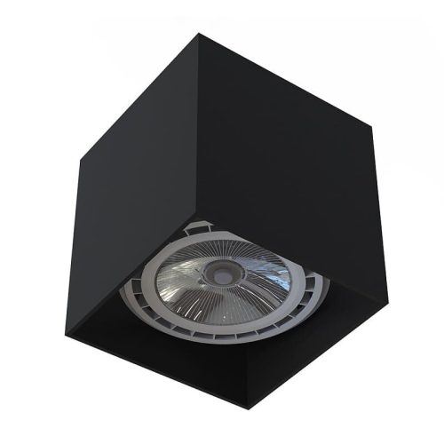 Точковий світильник Nowodvorski Cobble GU10 1x75W IP20 Чорний - Зображення 1