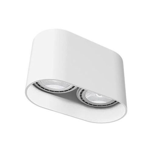 Точковий світильник Nowodvorski Oval GU10 2x75W IP20 Білий