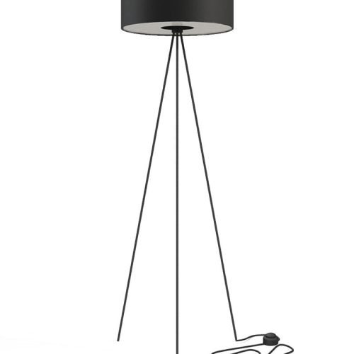 Торшер Nowodvorski Cadilac III E27 3x25W IP20 Чорний