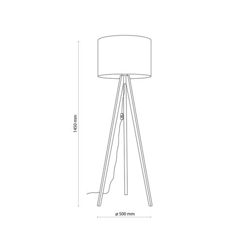 Торшер Tk Lighting Grand E27 1x15W IP20 - Зображення 3