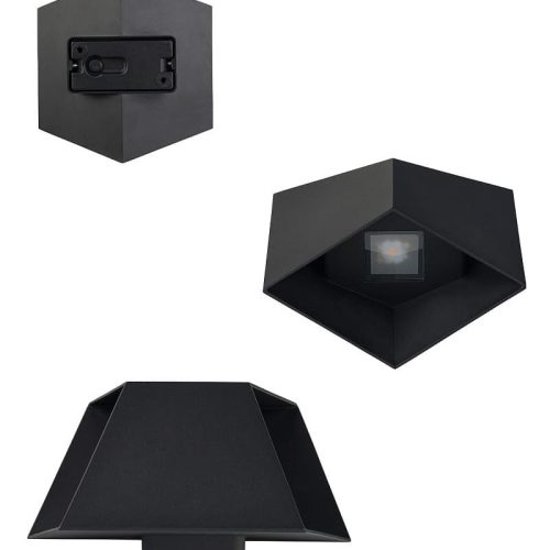 Вуличний світильник Nowodvorski Triangles LED 2x5W 3000K 700Lm IP54 Чорний - Зображення 2