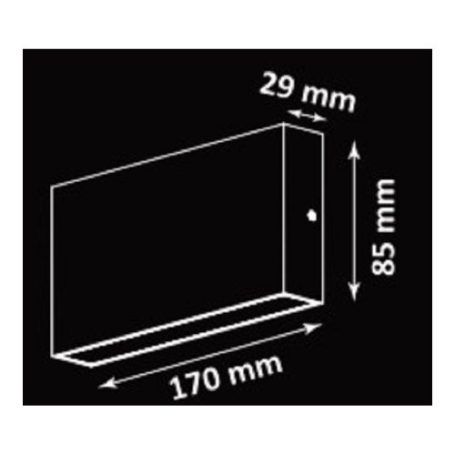Вуличний світильник Goldlux Chicago Led 1x5.5W 4000K 450Lm IP44 WH - Зображення 3