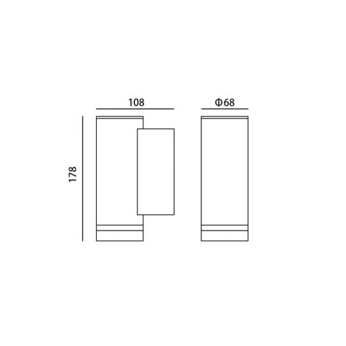 Вуличний світильник Italux Fondo Led 1x10W 3000K 726Lm IP54 - Зображення 3