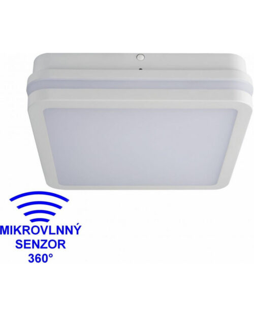 Вуличний світильник з датчиком руху Kanlux Beno 18W NW-L-SE-W