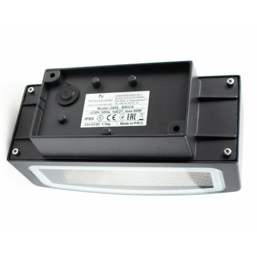 Вуличний світильник Nowodvorski Brick E27 1x60W IP65 Сірий - Зображення 3