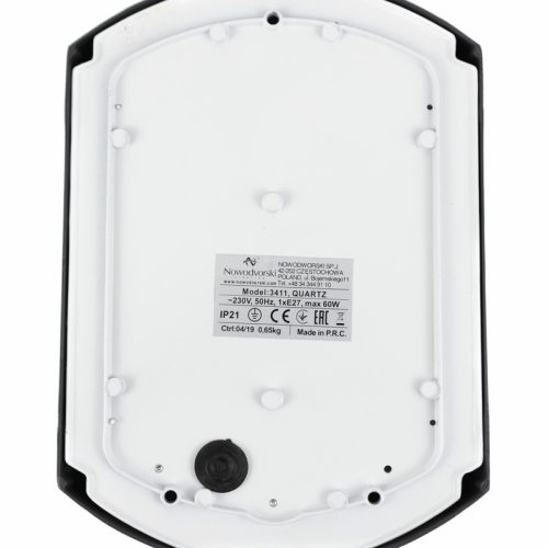 Вуличний світильник Nowodvorski Quartz E27 1x60W IP21 Сірий - Зображення 3