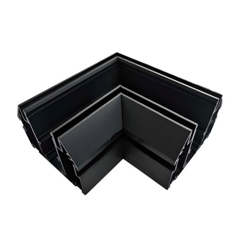 З'єднувач кутовий для натяжної стелі LVM Recessed Horizontal Corner IP20 Bl
