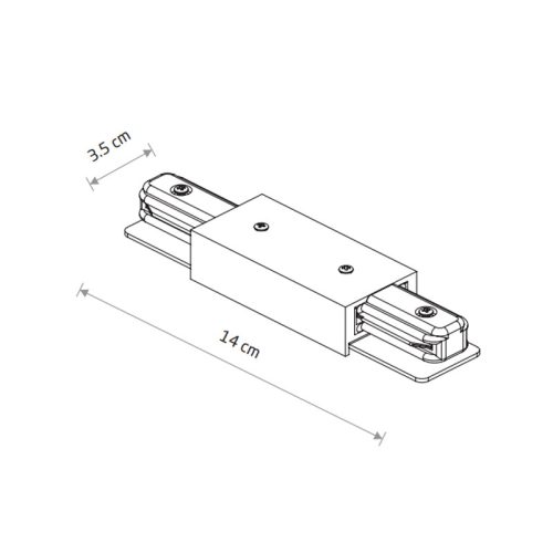 Ввід живлення Nowodvorski Profile Power Straight Connector IP20 Wh - Зображення 3