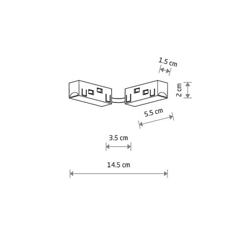 З'єднувач прямий Nowodvorski LVM Straight Conductive Module IP20 Bk - Зображення 3