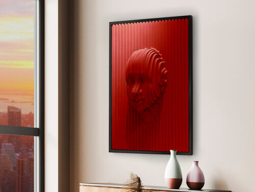 Барельеф Red Face