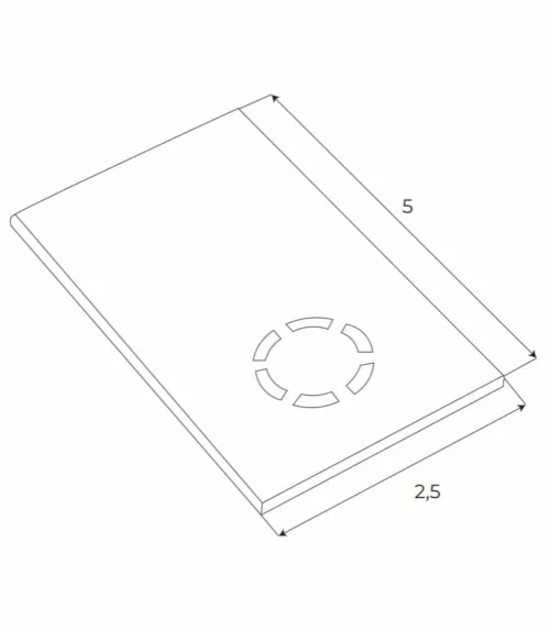 Magnetic End cap for high-profile surface track MT0018/MT0019 - Зображення 2