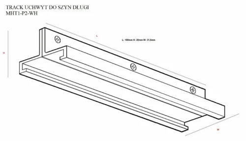 Track bracket, long - Зображення 2
