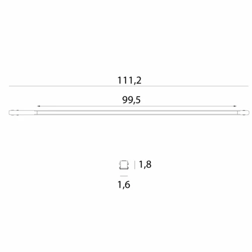 Magnetic Flat line 104cm Zigbee - Зображення 3