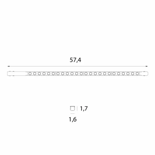 Magnetic Flat grid 61cm Zigbee - Зображення 4