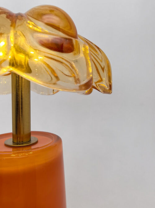 Портативна настільна лампа Bizzotto GATSBY помаранчева LED TABLE LAMP H18 - Зображення 3